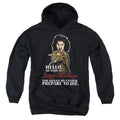 The Princess Bride Hello Black Youth Hoodie