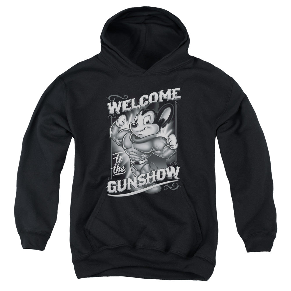 Mighty Mouse Mighty Gunshow Youth Hoodie