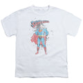 Superman Vintage Ink Splatter Youth/Toddler T-Shirt