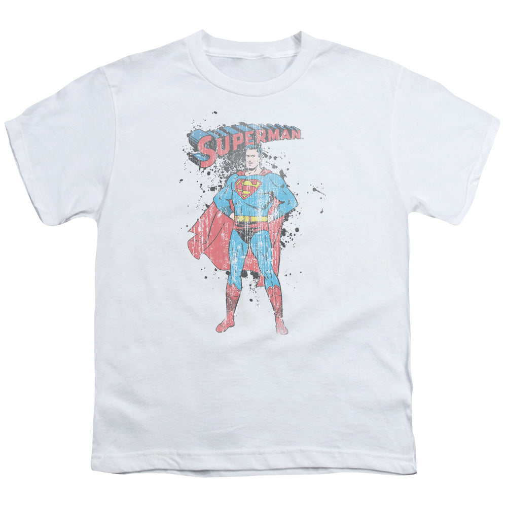 Superman Vintage Ink Splatter Youth/Toddler T-Shirt