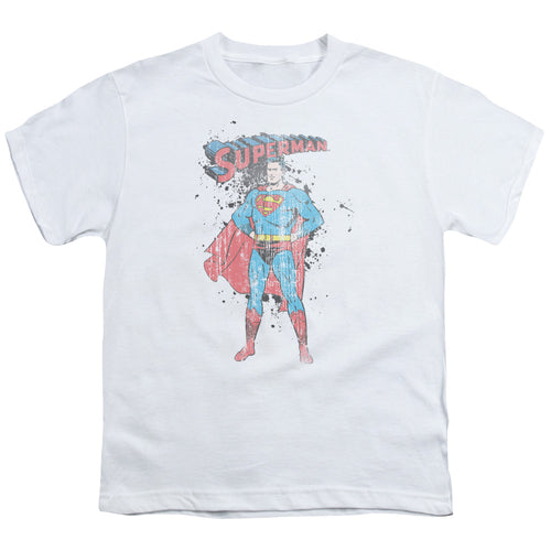 Superman Vintage Ink Splatter Youth/Toddler T-Shirt