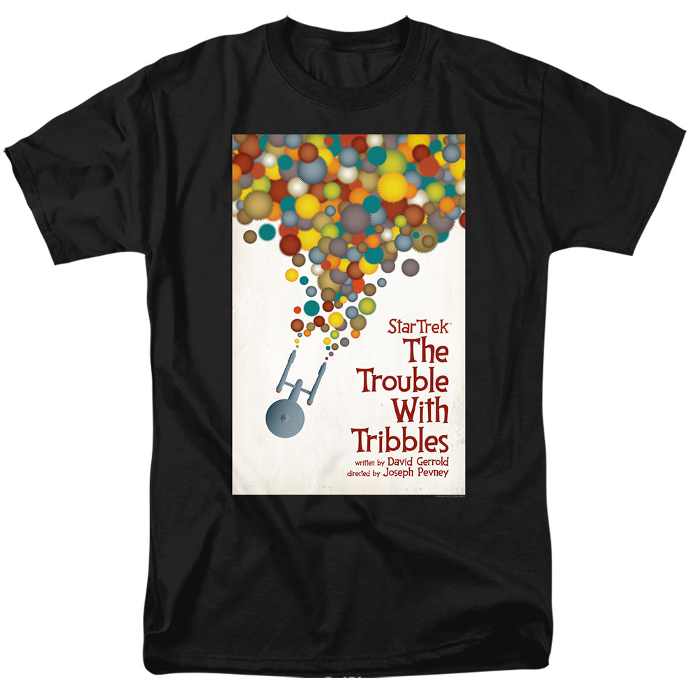 Star Trek Juan Ortiz The Trouble With Tribbles Black T-Shirt
