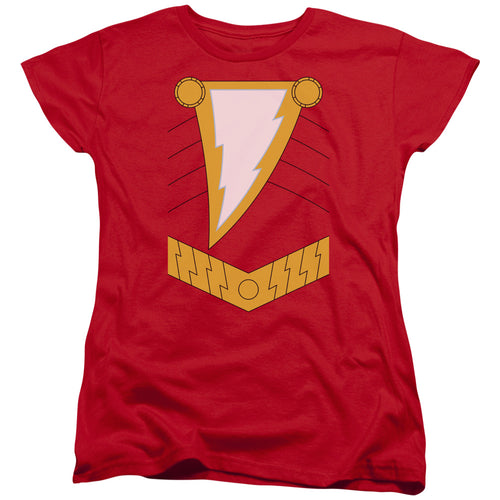 Justice League Shazam Womens T-Shirt