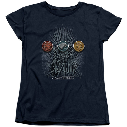 Game of Thrones For The Throne Sigils Womens T-Shirt