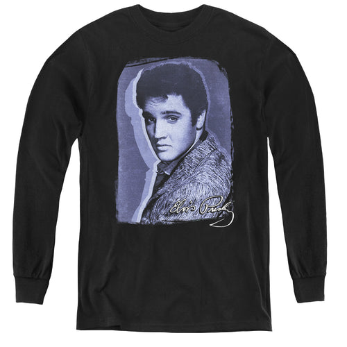Elvis Presley Overlay Youth Long Sleeve T-Shirt