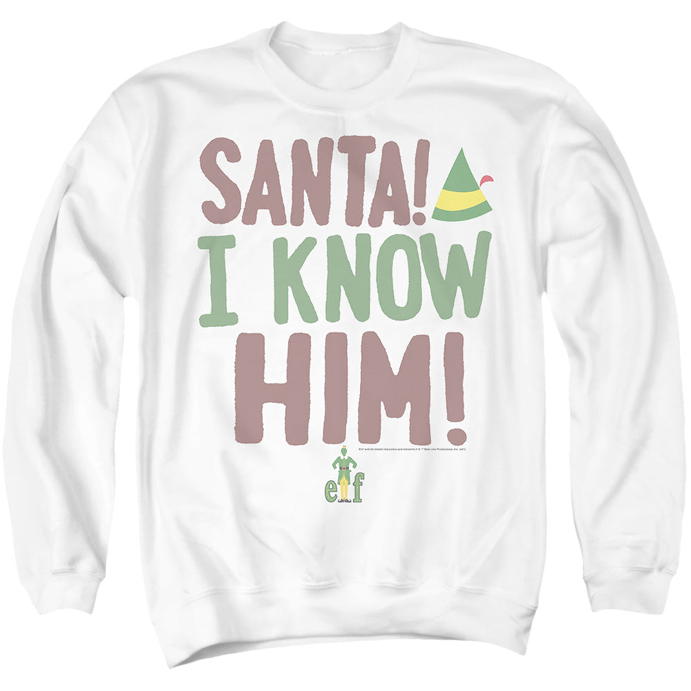 Elf Buddy The Elf 'Santa! I Know Him' Crewneck Sweatshirt