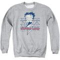 Betty Boop Zombie Pinup Crewneck Sweatshirt