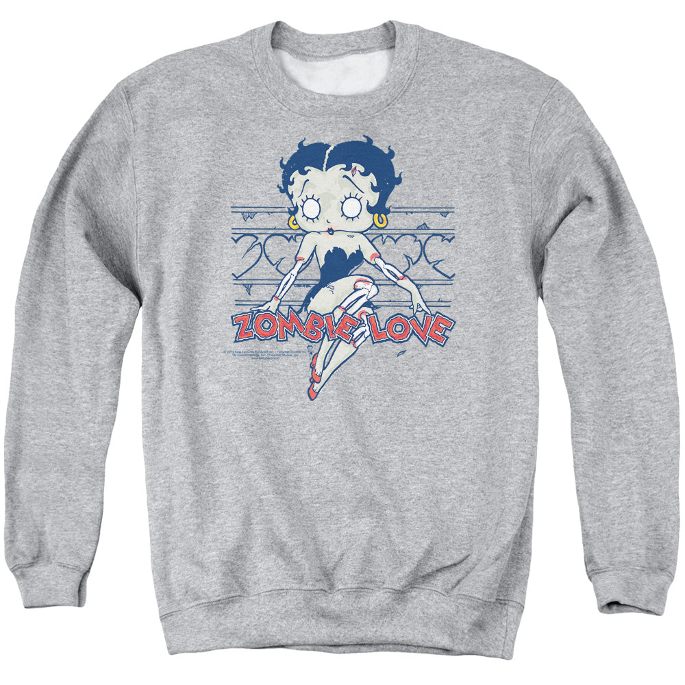 Betty Boop Zombie Pinup Crewneck Sweatshirt