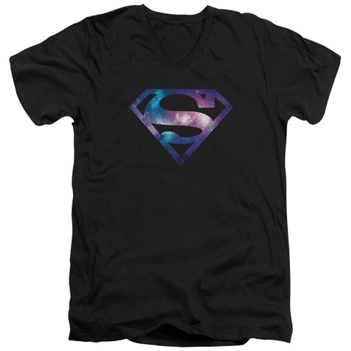 Superman Galaxy Shield V-Neck T-Shirt