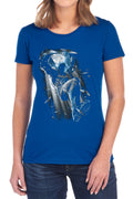 Batman Bat Crash Womens T-Shirt
