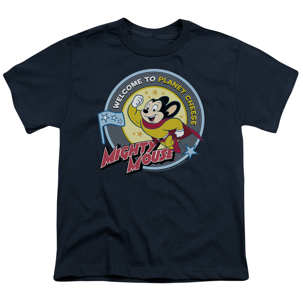 Mighty Mouse Planet Cheese Youth/Toddler T-Shirt