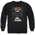 Samurai Jack Stare Down Black Crewneck Sweatshirt