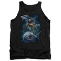 Aquaman Swimming With Sharks Tank Top