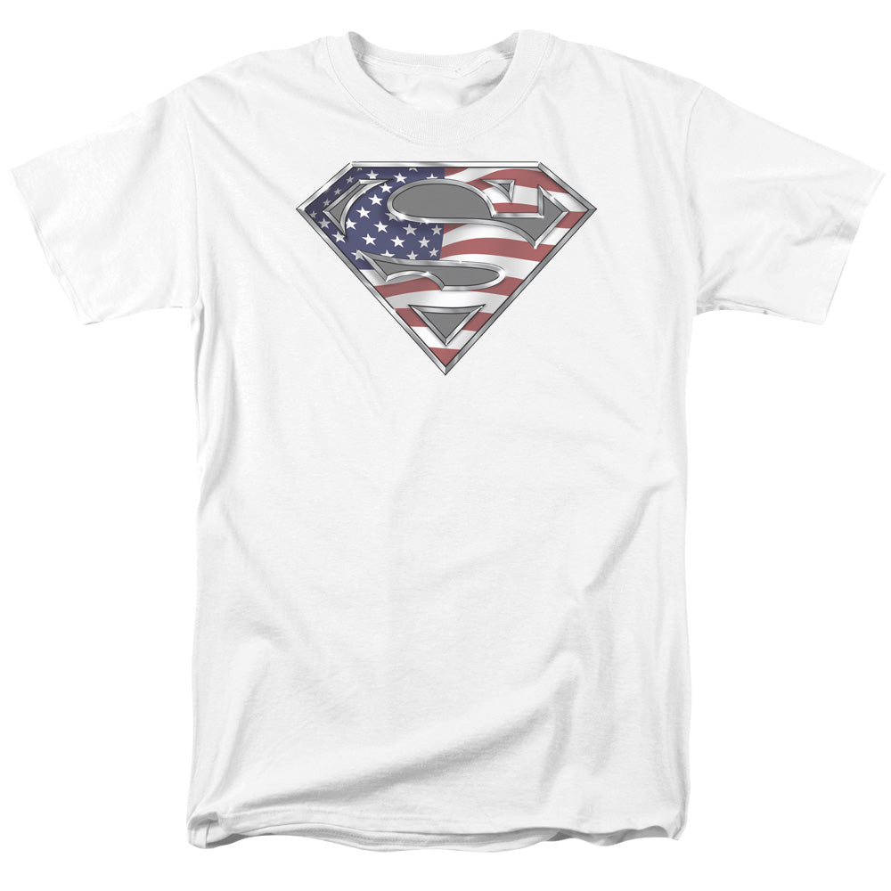 Superman All American Shield White T-Shirt