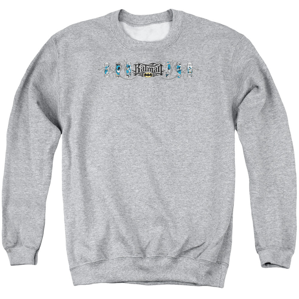 Batman Skateboard Bats Crewneck Sweatshirt