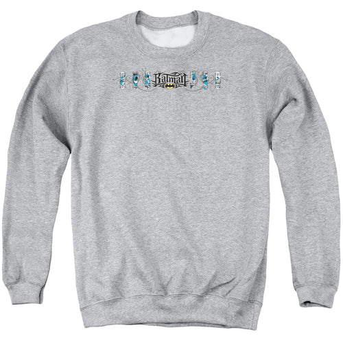 Batman Skateboard Bats Crewneck Sweatshirt