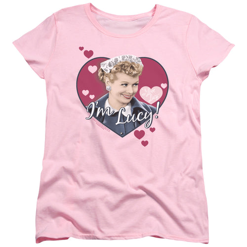 I Love Lucy Im Lucy Womens T-Shirt