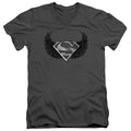 Superman Dirty Wings V-Neck T-Shirt