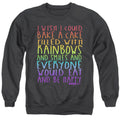 Mean Girls Rainbows and Cake Crewneck Sweatshirt