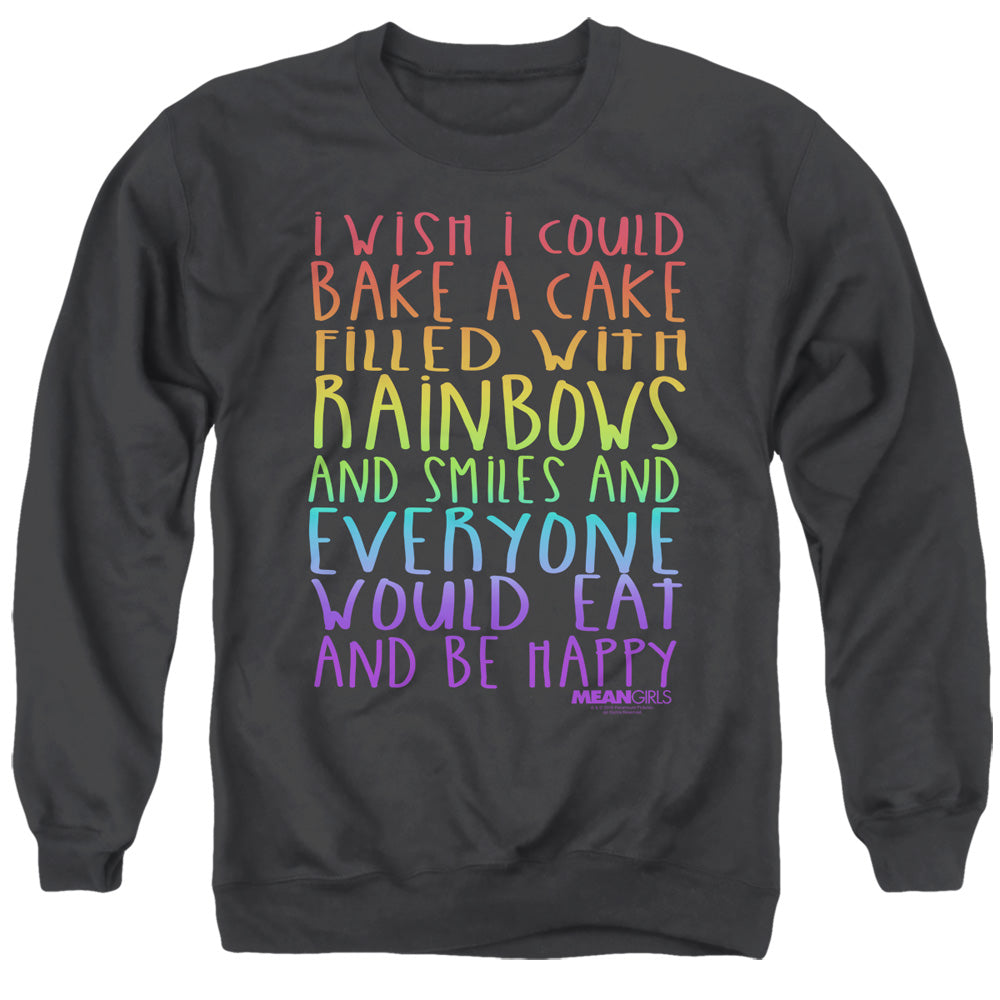 Mean Girls Rainbows and Cake Crewneck Sweatshirt