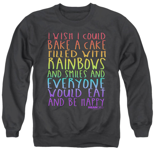 Mean Girls Rainbows and Cake Crewneck Sweatshirt