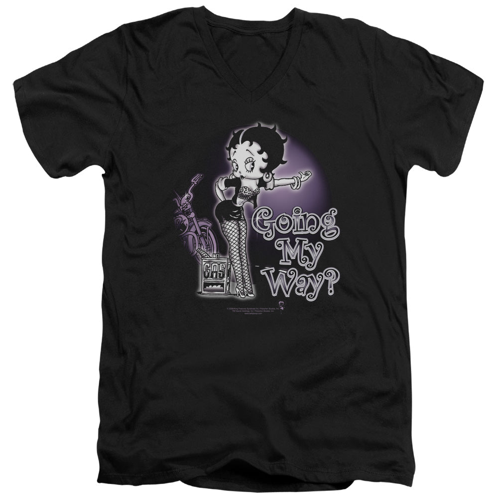Betty Boop My Way V-Neck T-Shirt