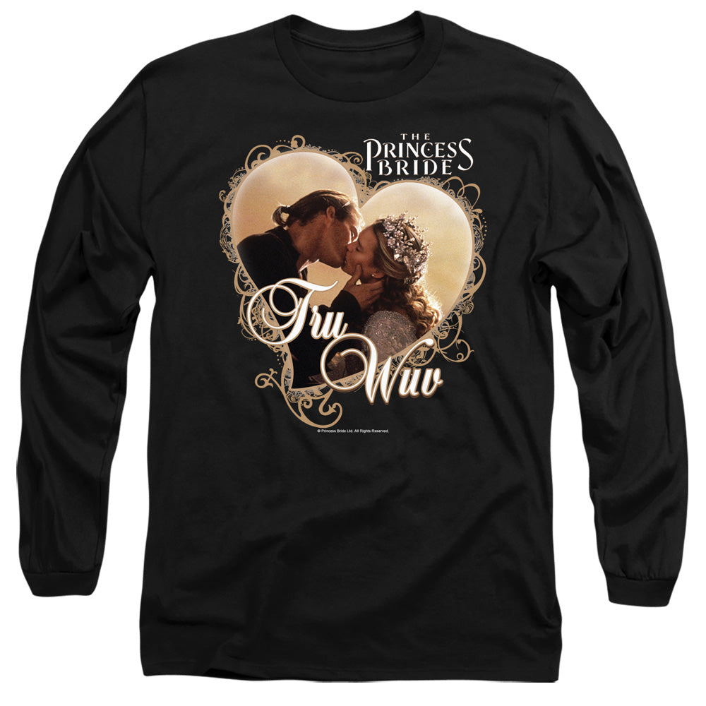 The Princess Bride Tru Wuv Black Long Sleeve T-Shirt