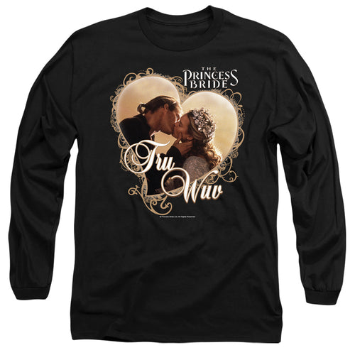 The Princess Bride Tru Wuv Black Long Sleeve T-Shirt