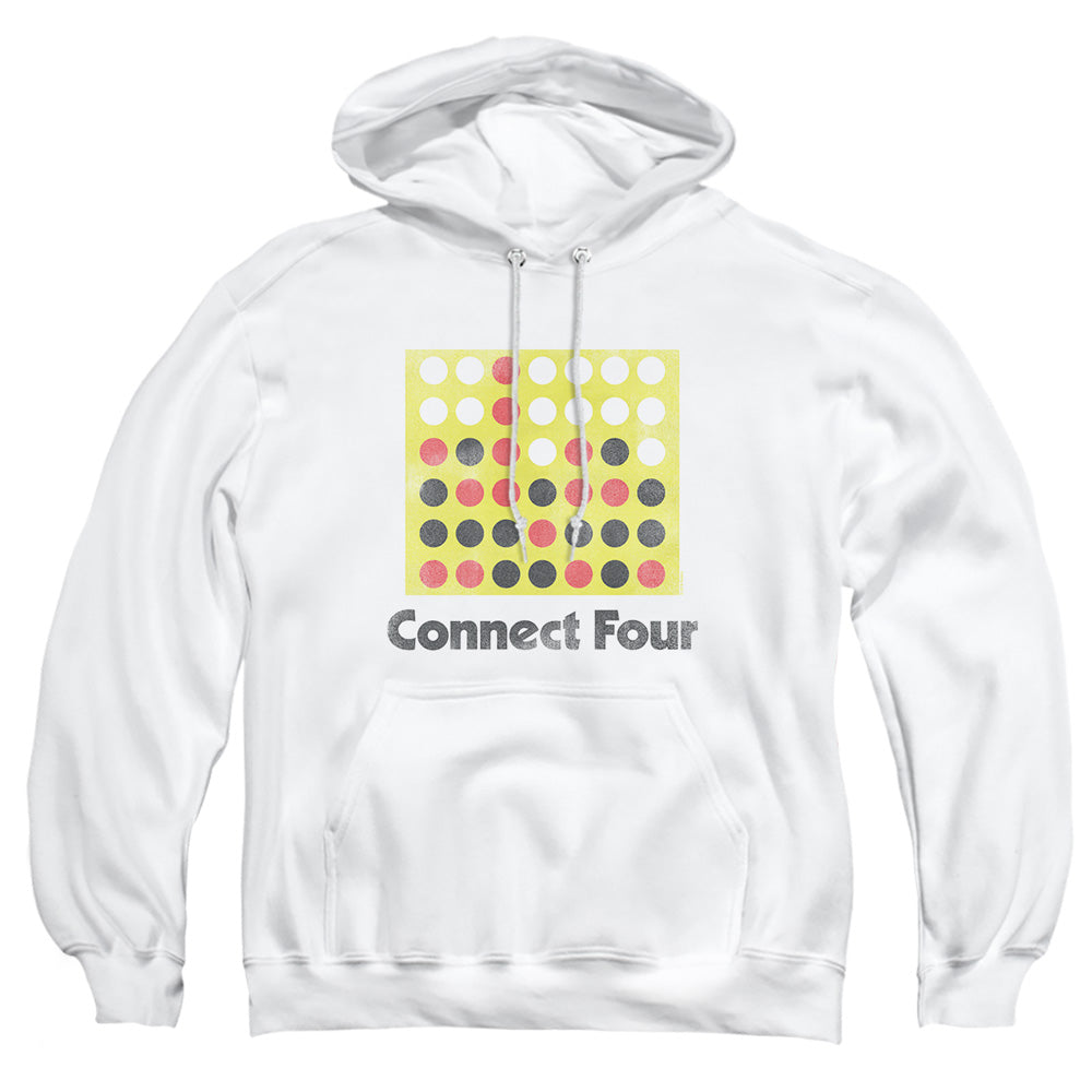 Connect Four Classic Logo Distressed Pullover Hoodie
