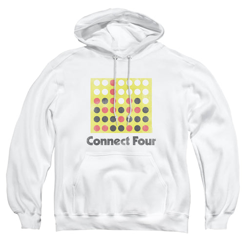 Connect Four Classic Logo Distressed Pullover Hoodie