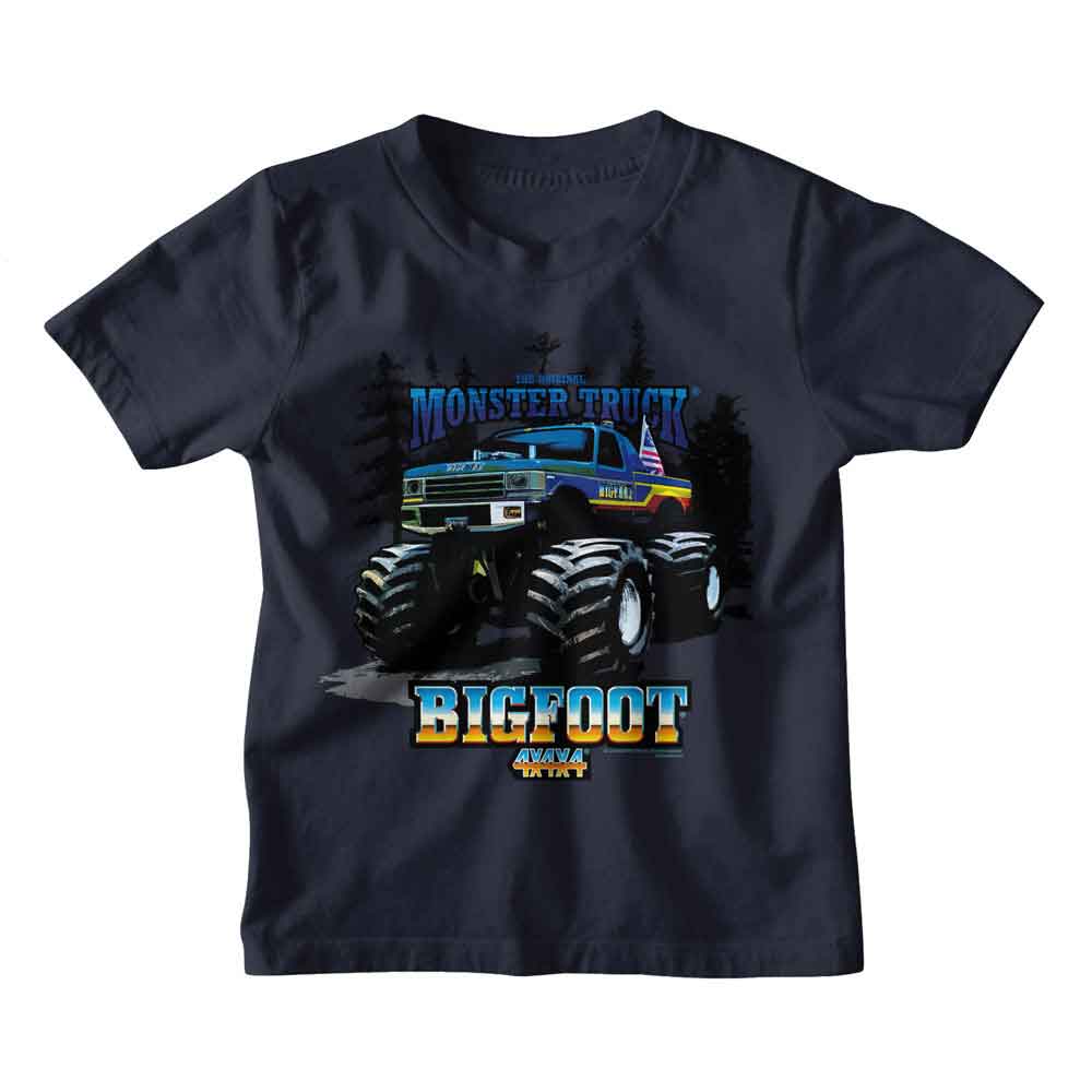 Bigfoot Truck and Trees Youth/Toddler T-Shirt