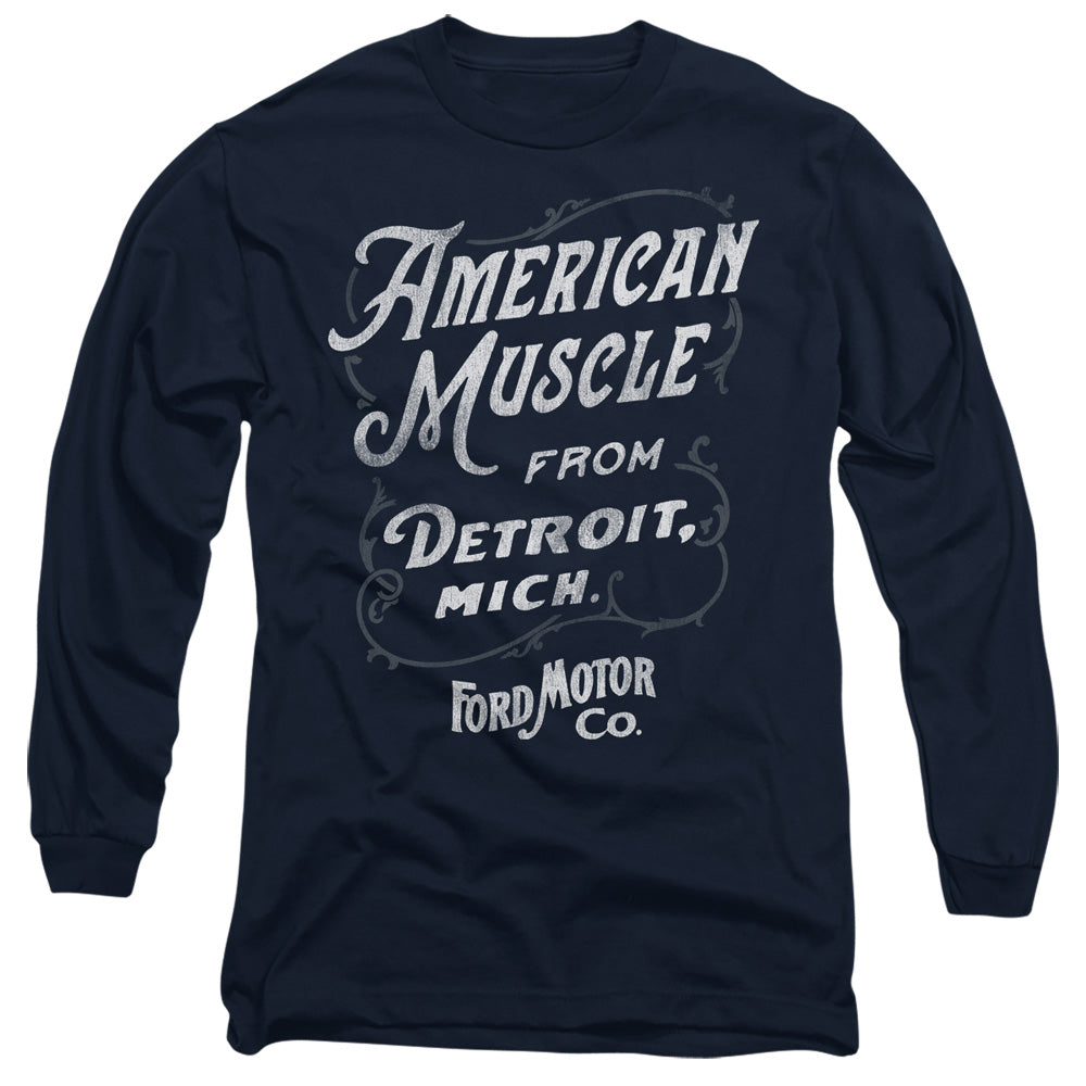 Ford American Muscle Classic Script Long Sleeve T-Shirt