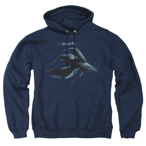 Wild Wings Power & Grace Humpback Whales Pullover Hoodie