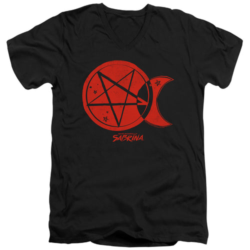 Chilling Adventures Of Sabrina Dark Moon V-Neck T-Shirt