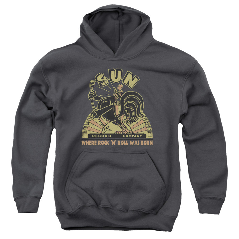 Sun Records Rooster Emblem Youth Hoodie