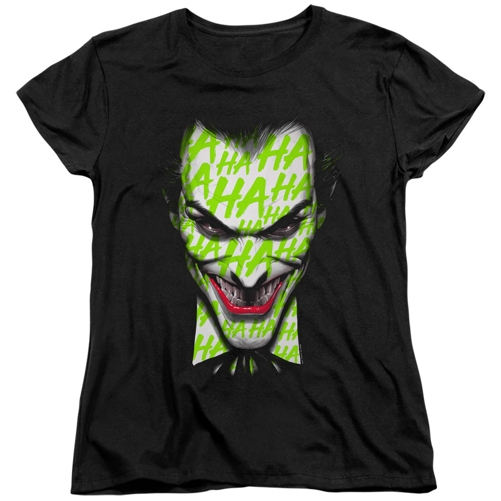 Batman Ha Ha Smile Womens T-Shirt