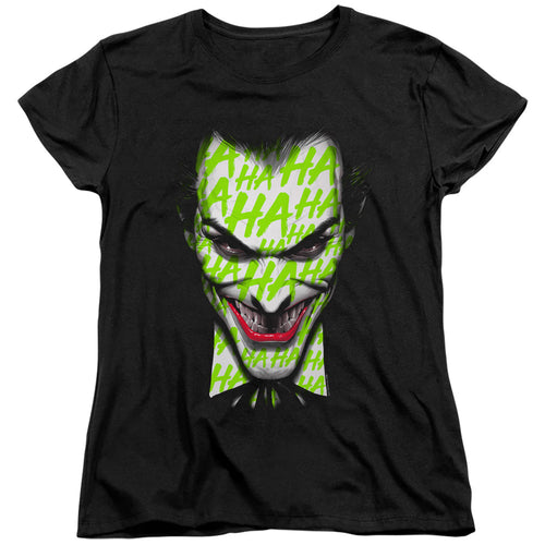 Batman Ha Ha Smile Womens T-Shirt