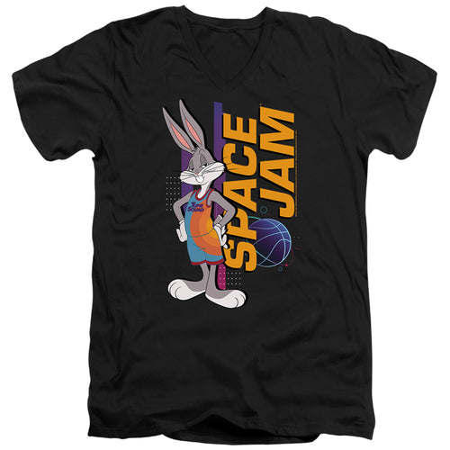 Space Jam Bugs Standing V-Neck T-Shirt