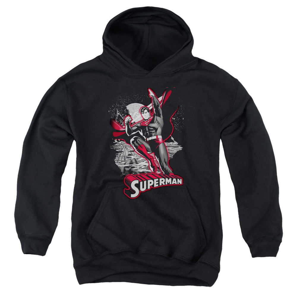 Justice League Superman Red & Gray Youth Hoodie