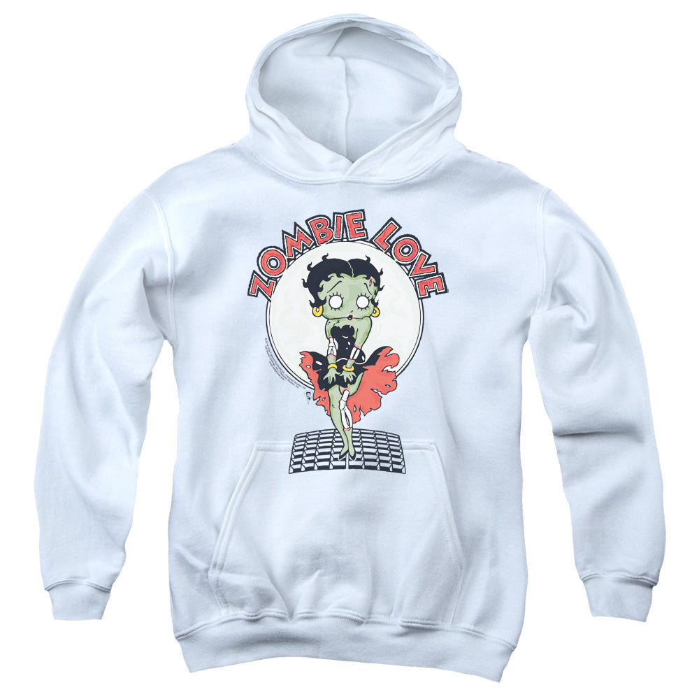 Betty Boop Breezy Zombie Love Youth Hoodie
