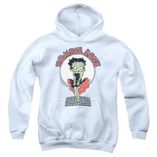Betty Boop Breezy Zombie Love Youth Hoodie