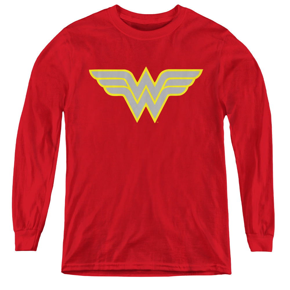 DC Comics Ww Logo Youth Long Sleeve T-Shirt