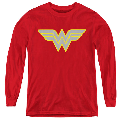 DC Comics Ww Logo Youth Long Sleeve T-Shirt
