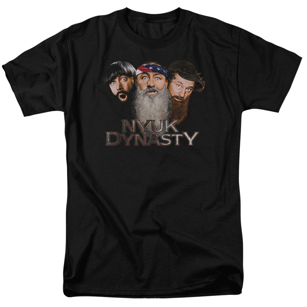The Three Stooges Nyuk Dynasty Beards T-Shirt