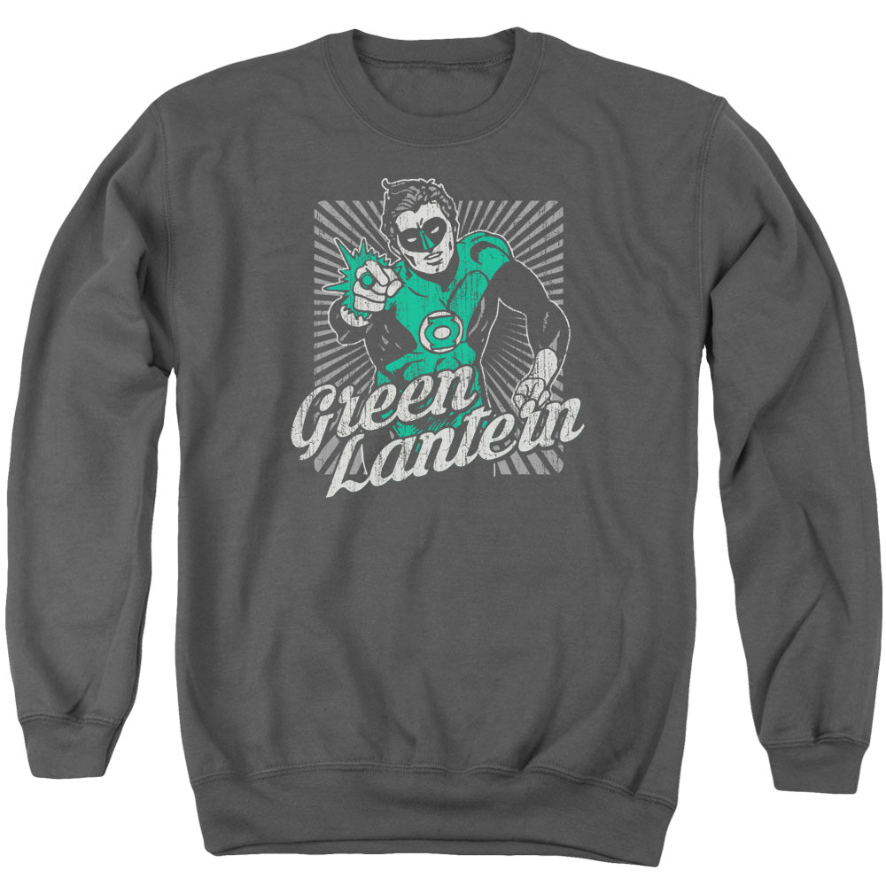 Green Lantern Ring Rays Crewneck Sweatshirt