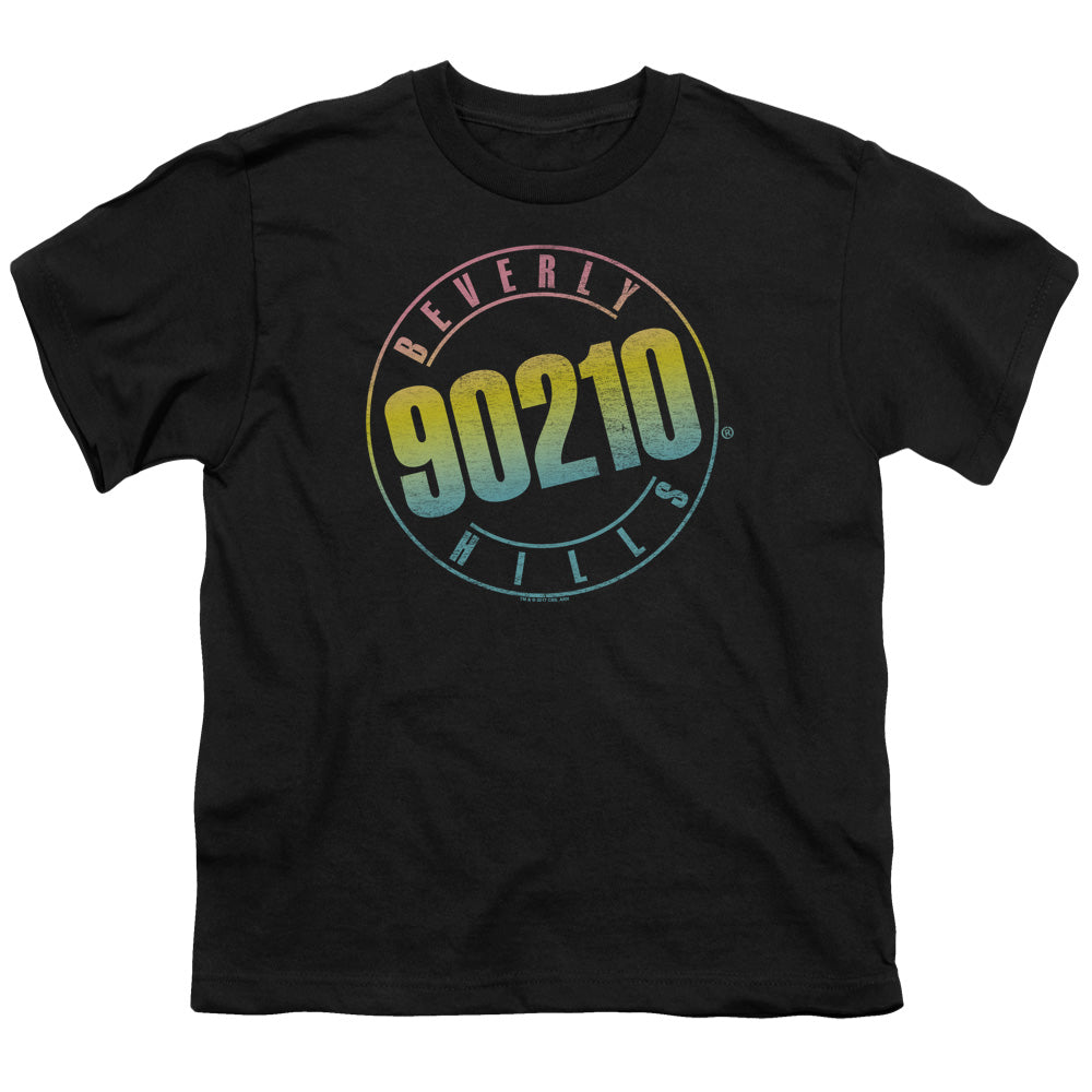 Beverly Hills 90210 Color Blend Logo Black Youth/Toddler T-Shirt