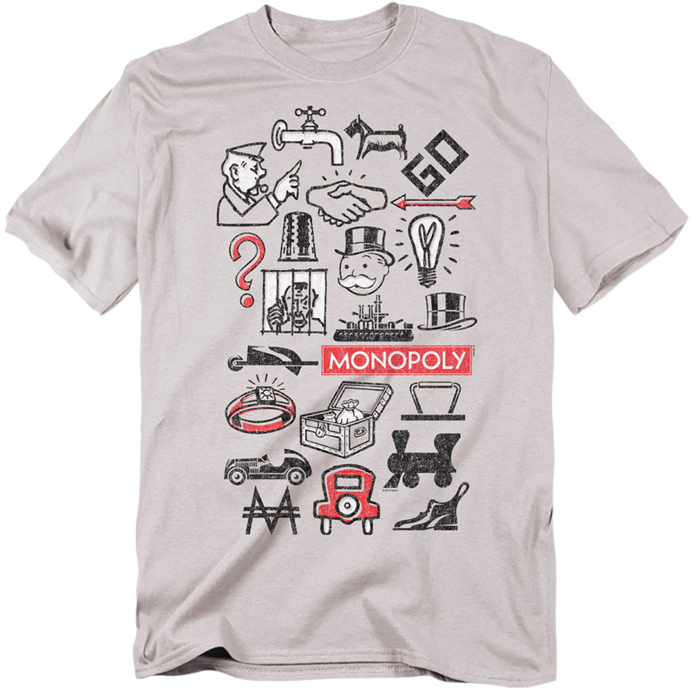 Monopoly Icons T-Shirt