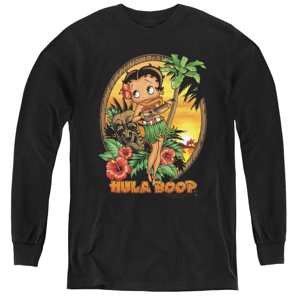 Betty Boop Hula Boop II Youth Long Sleeve T-Shirt