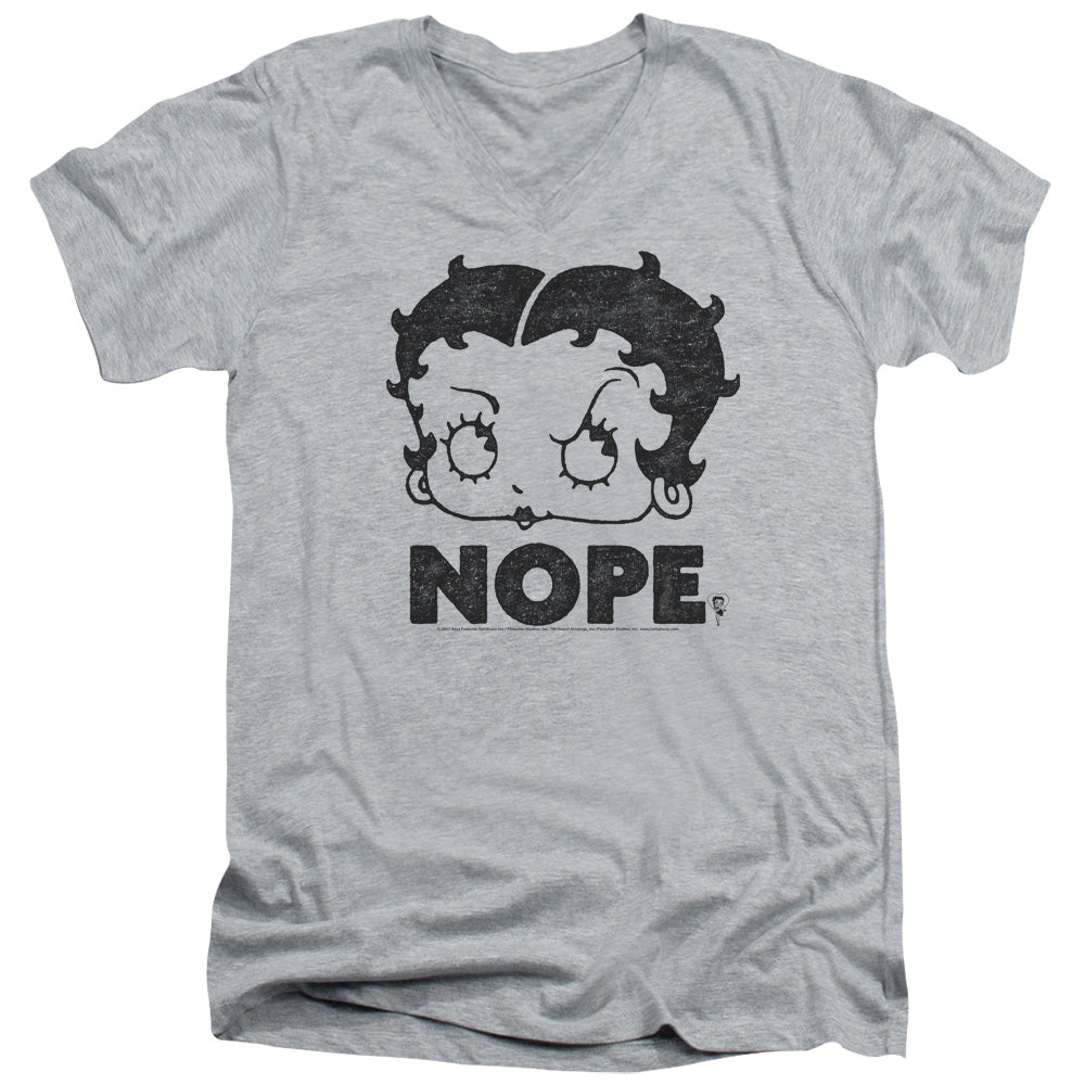 Betty Boop Boop Nope V-Neck T-Shirt