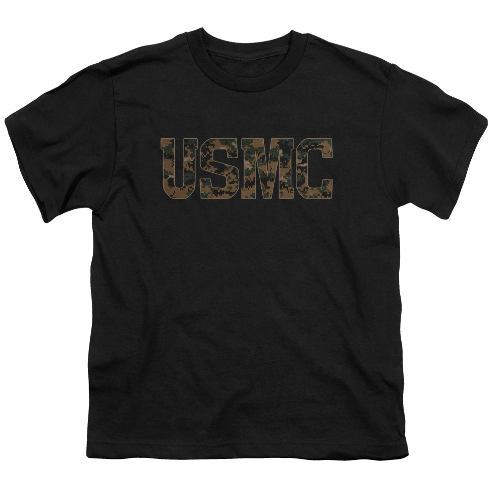 U.S. Marine Corps Camo Fill Black Youth/Toddler T-Shirt